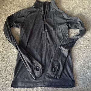 Lululemon Gray Quarter-Zip Pullover